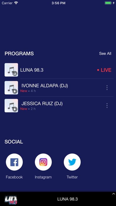 LUNA 98.3 - Dallas screenshot 3