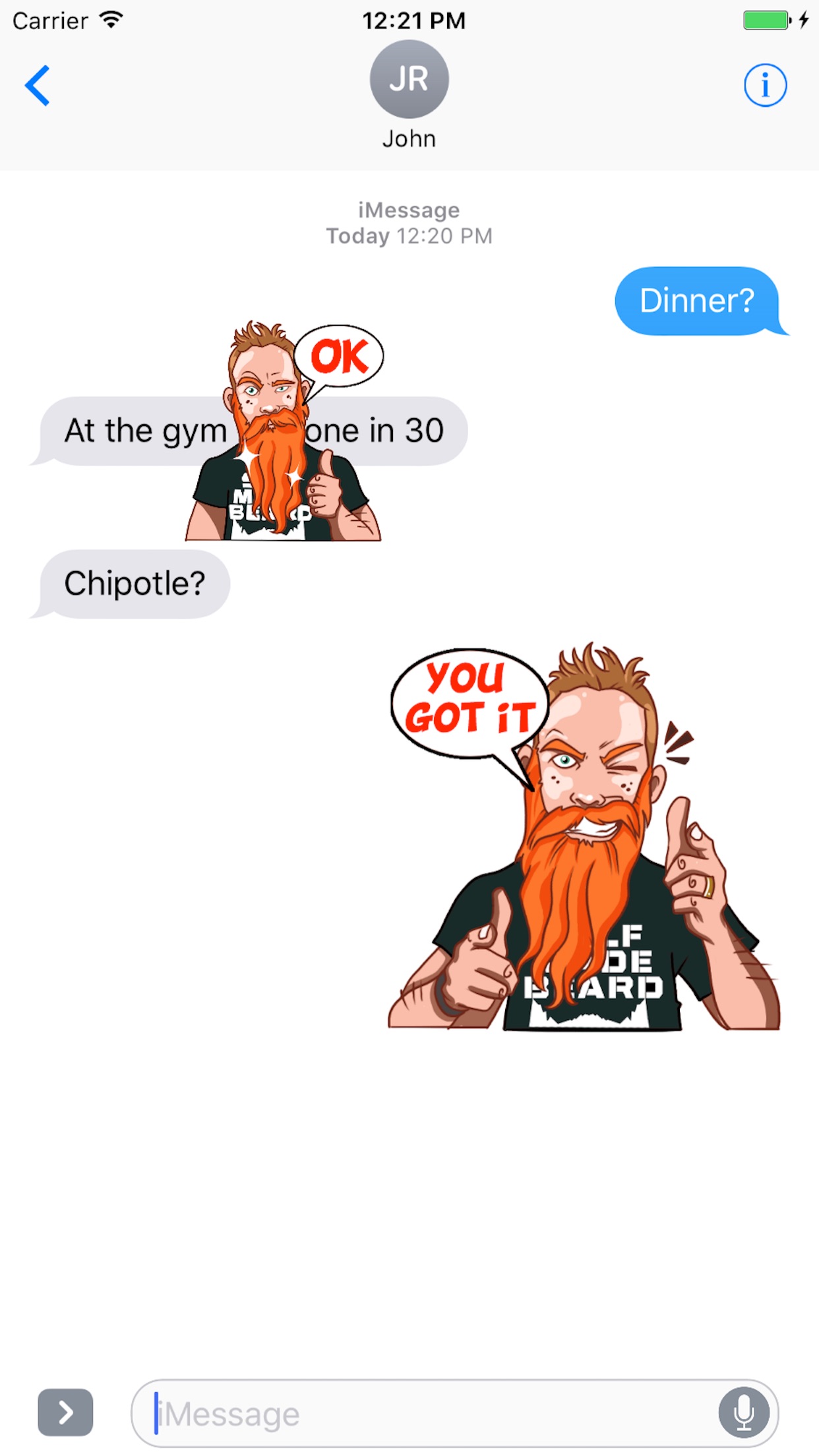 Screenshot 3 of Self Made Beard Emoji's