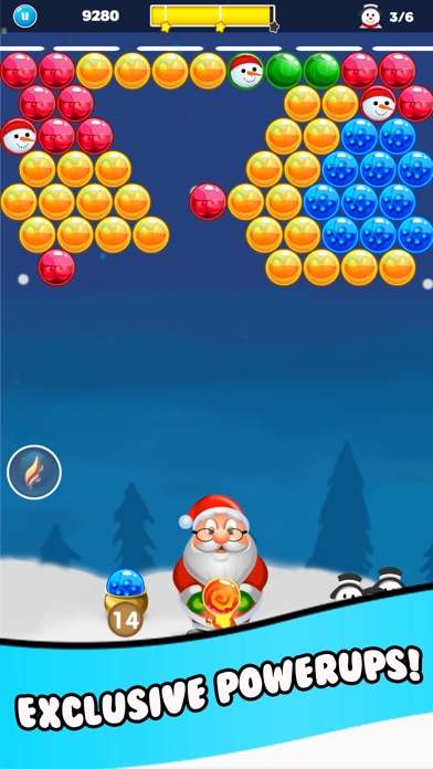Christmas Bubble Shooter Game screenshot 3