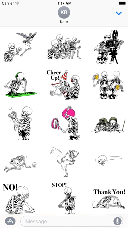 Just Funny Bones SkeletoneMoji