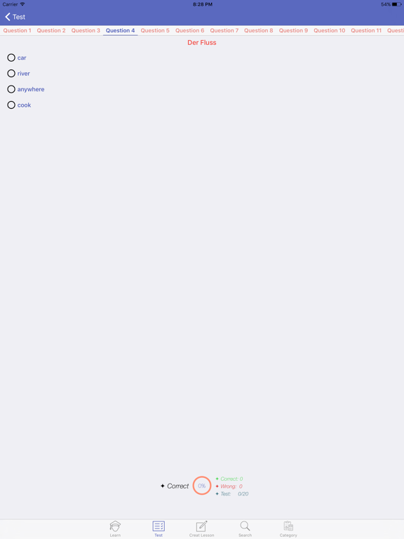 Screenshot #6 pour German Vocabulary