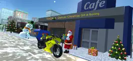 Game screenshot Santa Moto Bike Rider apk