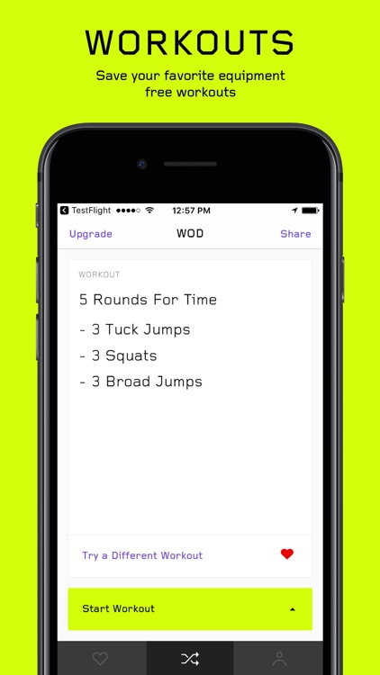 WOD - Travel Wod Generator for HIIT Workouts