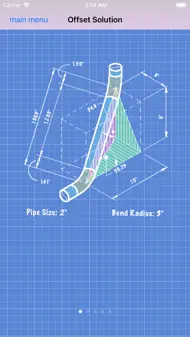 Piping Offset Calculator iphone bilder 3