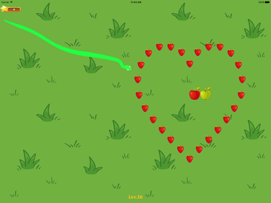 Screenshot #4 pour Snake Painter - Draw a movable snake to eat fruits