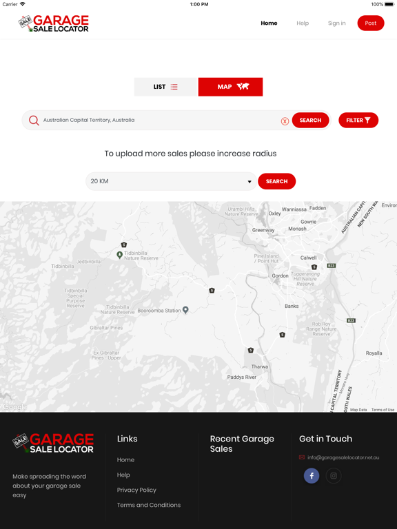 Screenshot #5 pour Garage Sale Locator