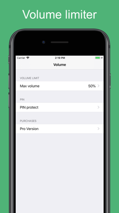 Volume Limit Control screenshot 1