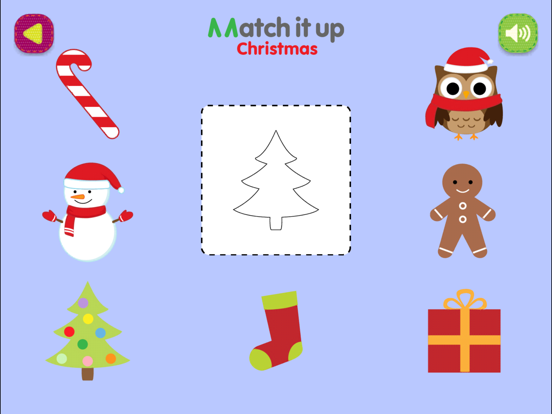 Match It Up Christmas Full.Ver iPad screenshot 5 - Education app