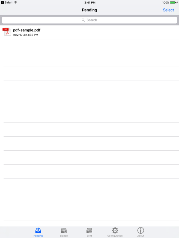 Screenshot #4 pour Mobile Signer