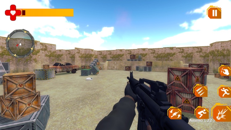 Modern Gun Shoot Fire War