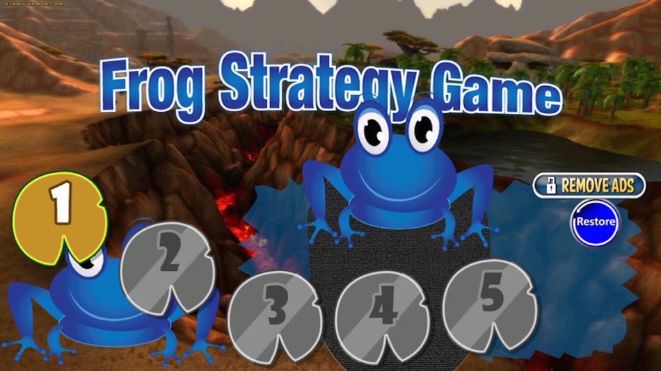 #1. Bouncing Frog Strategy Game (iOS) Podle: Umar Ziad