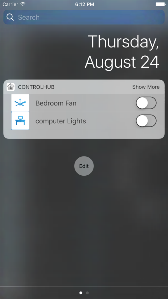#2. ControlHub (iOS) Podle: MaaDoTaa