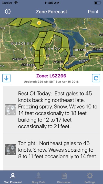 Great Lakes Boating Weather