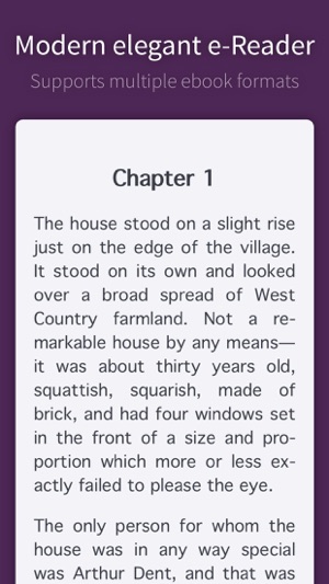 Delta. Modern ebook reader