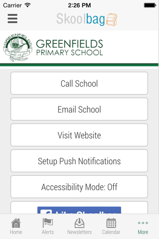 Greenfields Primary School - Skoolbag screenshot 4