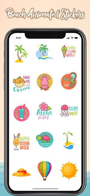 Beach Holiday Animated Sticker(圖2)-速報App