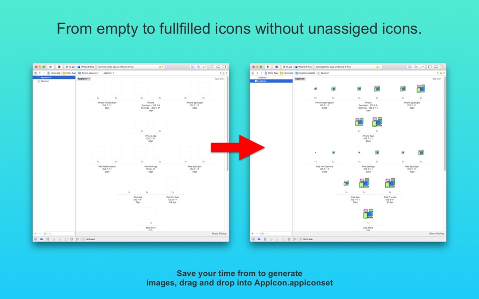 #2. App Icon Resizer (AIR) (macOS) 由: iReka Soft