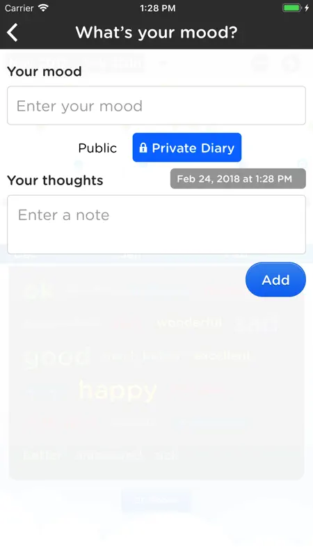 Moodtrack Private Diary screenshot 3 of 4