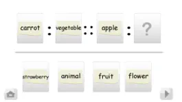 Game screenshot Kids iHelp – Word Analogy 1.0 apk