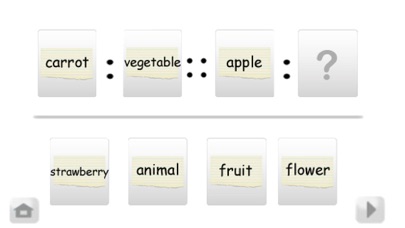 Screenshot #2 pour Kids iHelp – Word Analogy 1.0