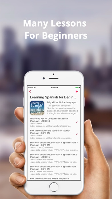Learn Spanish-Learn by Podcast screenshot 3