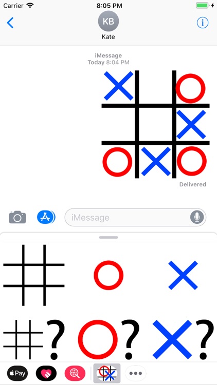 Tic Tac Toe Stickers Pack screenshot-7