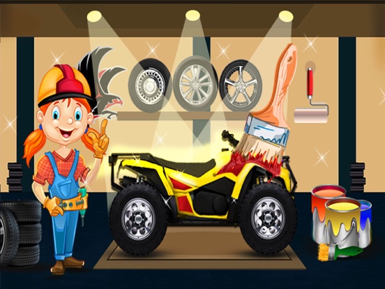 Quad Bike Wash & Repair Shop iPad screenshot