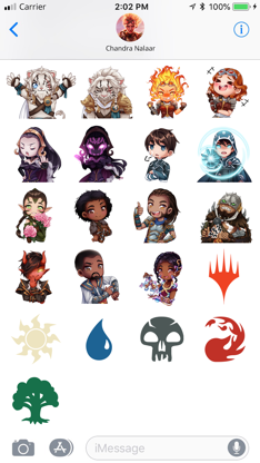 Planeswalker Stickers Pack screenshot 2