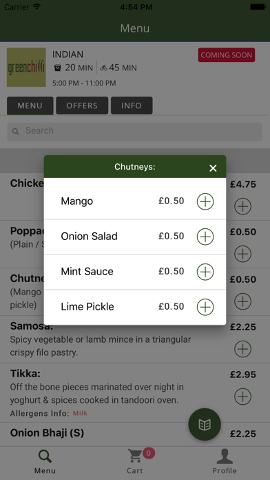 How to cancel & delete Green Chilli Takeaway from iphone & ipad 3
