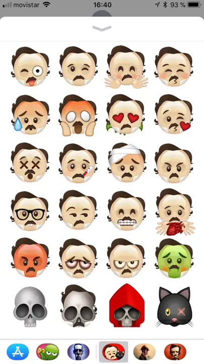 Poe Emojis iPhone Ekran Görüntüsü 1