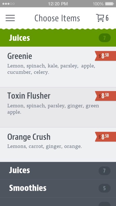 Urban Greens Juice Bar screenshot 3