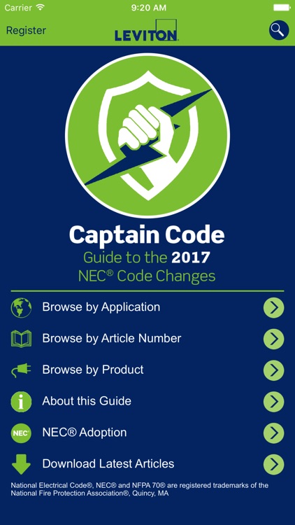 Leviton Captain Code 2017 NEC