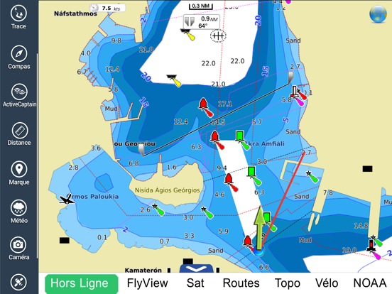 Screenshot #6 pour Grèce Cartes Nautiques GPS HD