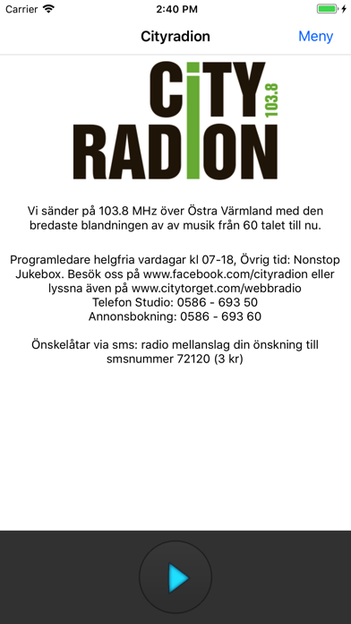 Cityradion screenshot 2