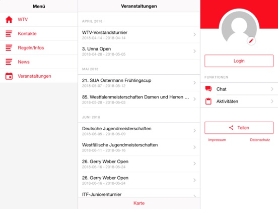 WTV iPad screenshot 5 - Sports app