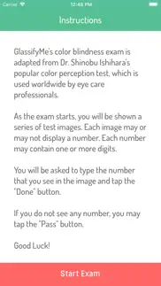 How to cancel & delete color blindness exam 3