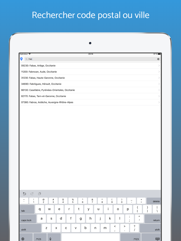 Screenshot #4 pour Code postal France