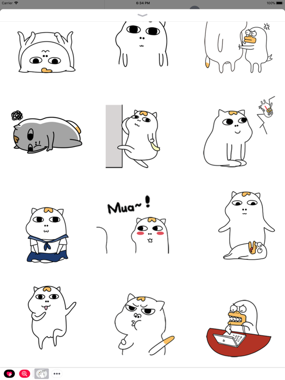 Screenshot #5 pour Crazy Cat Animated Stickers
