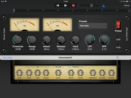 Screenshot #6 pour Noise Gate AUv3 Plugin