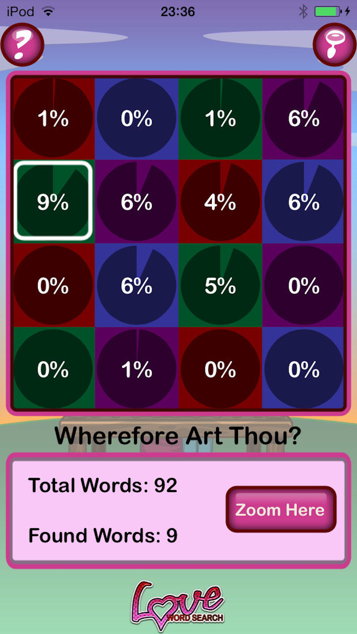 Epic Love Word Search - huge Valentine's word game