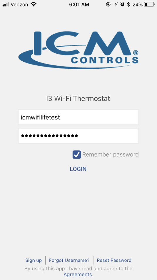 ICM I3 Thermostat - 23 - (iOS)