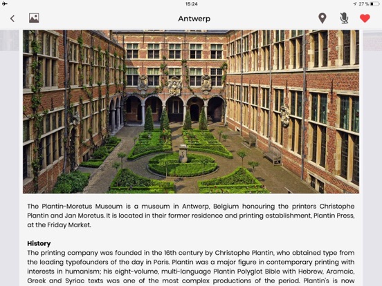 Antwerp Travel Guide Offline iPad screenshot 4 - Navigation app