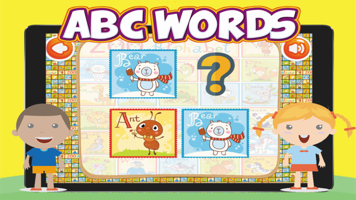 Words ABC Cards Matching