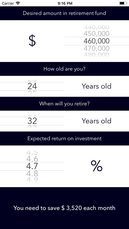 Retirement Planner +
