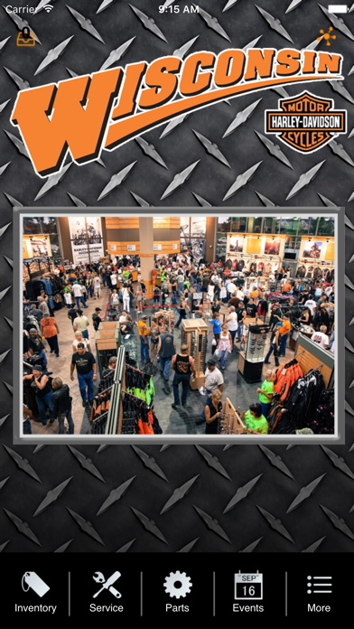 Wisconsin Harley-Davidson iPhone screenshot 1 - Business app