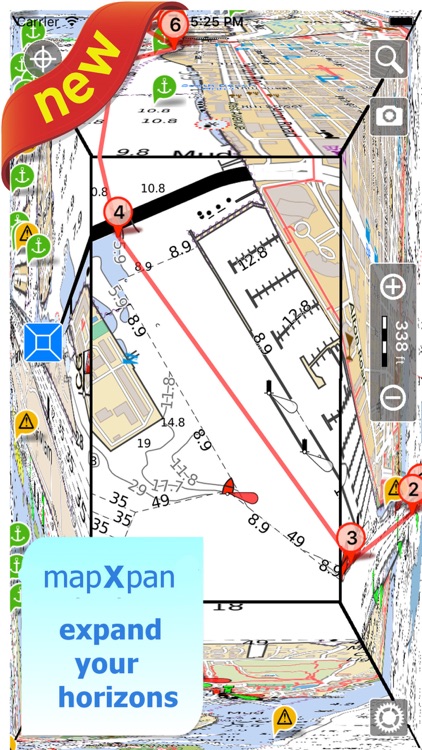 Aqua Map South Dakota SD Lakes screenshot-3