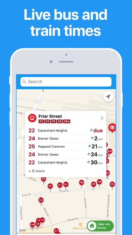 Reading Bus & Train Times