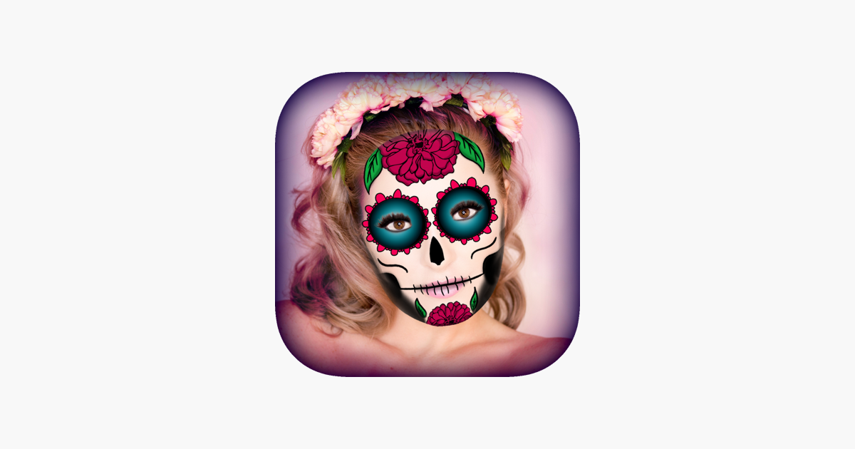 Mexican Sugar Skull Mask On The App