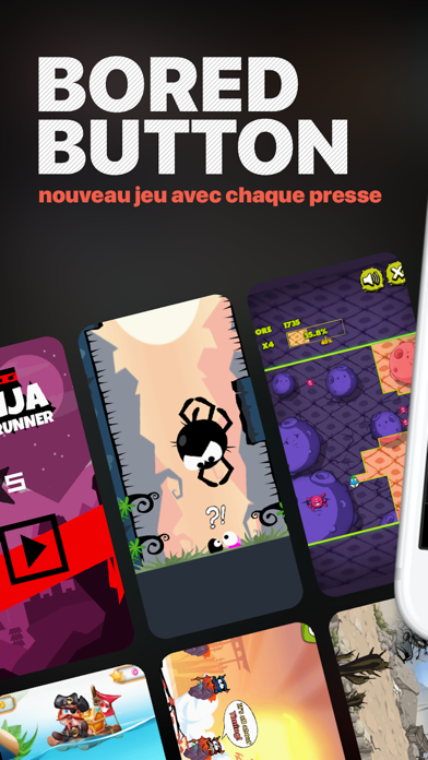 Screenshot #1 pour Bored Button - Jeux