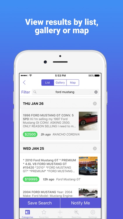 Classifieds 2.0 Daily Listings